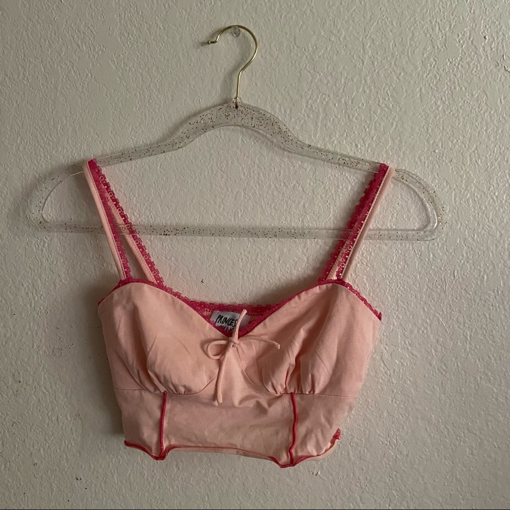 PRINCESS POLLY pink tank top